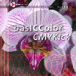 Logo: basICColor CMYKick